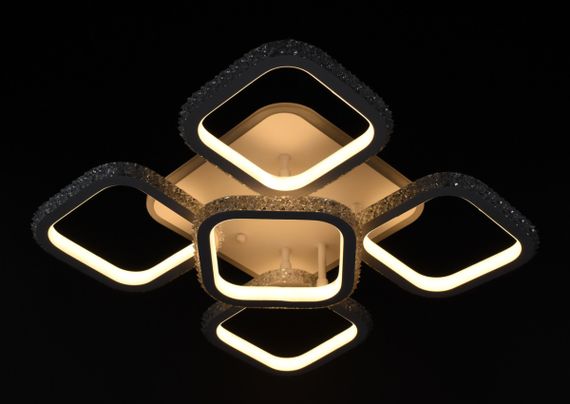 Люстра світлодіодна стельова LED світильник для квартири на стелю лед 26321 Білий 12х42х42 см. | Зображення 2