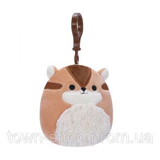 Мягкая игрушка на клипсе Squishmallows – Бурундук Мелзи (9 cm) | Зображення 2