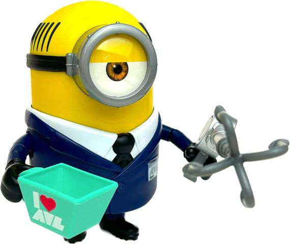 Ігрова фігурка міньйона Мел з Нікчемний я 4 Оригінал Minions Despicable Me 4 Agent Mel Figure 14 см | Зображення 3