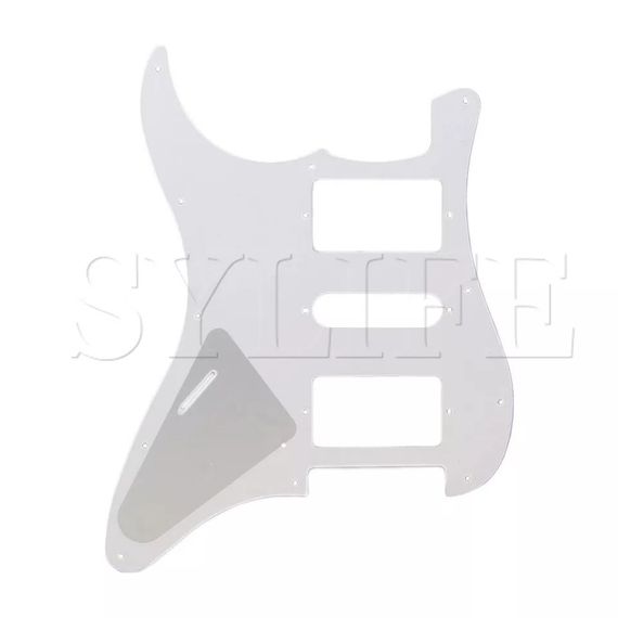 Пікгард для електрогітари HSH Ibanez Fender Stratocaster ST China білий | Зображення 1