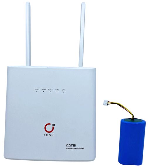 4G WIFI роутер модем маршрутизатор Olax AX9 PRO з 3G 4G модемом акумулятор 4000 mAh дві антени білий