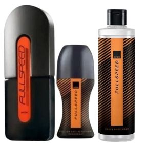 🔥 Подарочный мужской набор Avon Full Speed 3 в 1 – туалетная вода 75 мл + гель для душа и шампунь 250 мл + дезодорант 50 мл