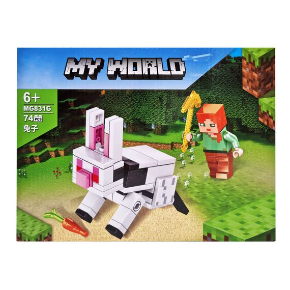Конструктор дитячий для хлопчика від 6 років Майнкрафт  деталей 74  Ігоровий конструктор 6+