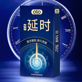 Ультратонкі презервативи з гіалуроновою кислотою, пролонгуючим ефектом та точковою текстурою OLO - Long Lasting Dots, 10 шт