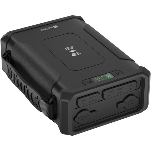УМБ Sandberg Survivor 96000mAh DC84W PD USB-C60W Cigar Lighter 180W 2USB-A18W,Wireless LiFePo4 | Зображення 2