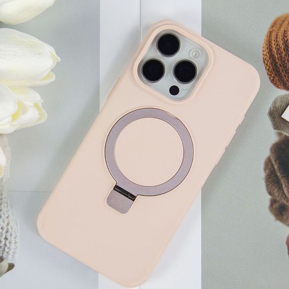 Чохол Silicone Case Full Protective NO LOGO with Ring для Apple iPhone 13 Pro Max (6.7") Pink | Зображення 6