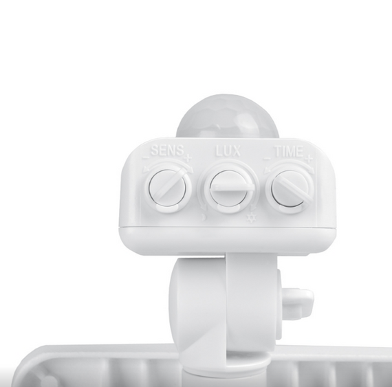 LED Прожектор 20W 5000К 220V з датчиком руху та освітлення білий VL-F2e205W-S Videx | Зображення 2