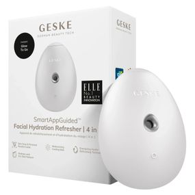 Електронний освіжувач для зволоження обличчя GESKE Facial Hydration Refresher 4в1 gray, Білий