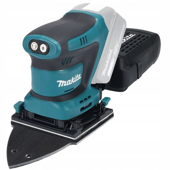 Шліфмашина вібраційна акумуляторна Makita DBO480Z (112x102 мм, 11000-14000 хв-1, BL, LXT, без акумуляторів та зарядного пристрою) | Зображення 1