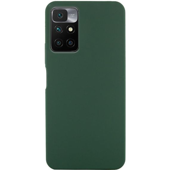 Чохол Silicone Cover Ummi Lakshmi (AA) для Xiaomi Redmi 10 Зелений / Dark green