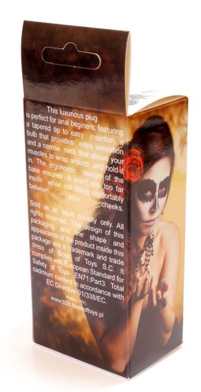 Анальная пробка Boss Series - Jewellery Dark Silver BUTT PLUG Purple, BS6400061 sexstyle | Зображення 14