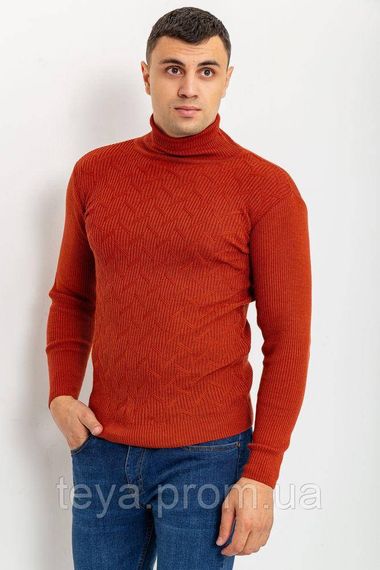 Светр гольф чоловічий колір теракотовий FA_003569 | Зображення 2