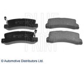 Колодки гальмівні задні дискові Lexus, Toyota (вир-во Blue Print) BLUE PRINT ADT34284 на TOYOTA CARINA Mk II седан (_T17_)