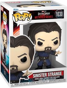 Коллекционная фигурка Funko Pop Marvel Доктор Стрэндж в мультивселенной безумия Синистер Стрэндж