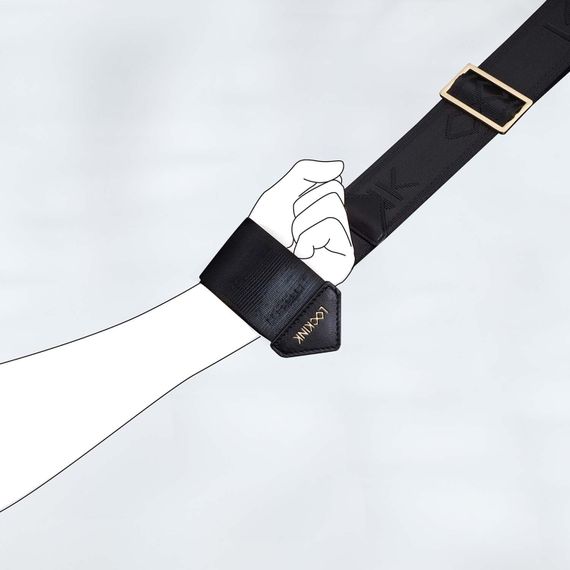 Фиксаторы рук и ног для кровати LOCKINK BDSM Adjustable Bed Restraint Kit Черный | Зображення 5