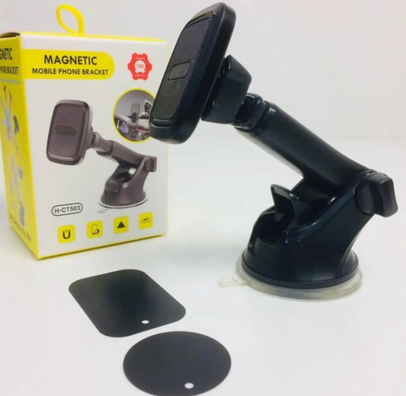 Автодержатель телескопический магнитный Primo H-CT503 на присоске - Black | Зображення 3