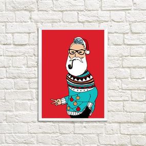 Постер в рамці Санта Клаус 21x30 см (A4)