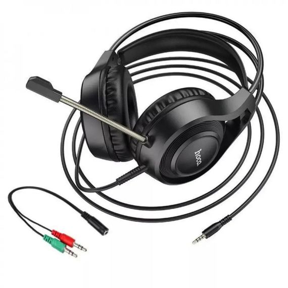 Навушники HOCO W106 Tiger gaming headset Black | Зображення 4
