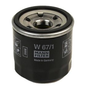 Фильтр масляный Mann W67/1