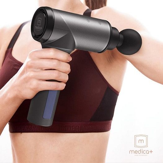 Перкуссионный ручной массажер для тела и мышц Medica+ MassHand Pro 5.0 гарантия 1 год | Зображення 5