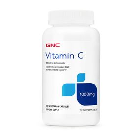 Витамин C для спорта GNC Vitamin C 1000 mg 180 Veg Caps