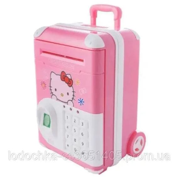 Сейф-скарбничка з кодовим замком Скарбничка Hello-Kitty | Дитяча Сейф скарбничка Хеллоу Кітті | Зображення 2