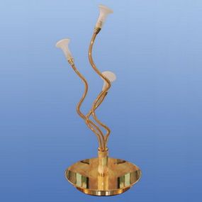 Настольная лампа Galaxy золото 3*20W G4,12V 41214-03