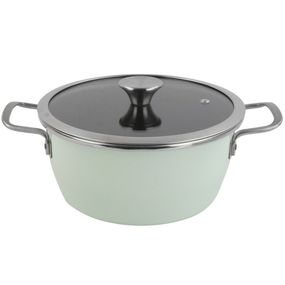 Каструля Vitrinor Nordic 1114810, 2.5 л, 20 см, сталева емальована з кришкою, для всіх типів плит