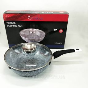 Алюмінієва каструля-сковорода, Антипригарна сковорода без олії, Сковорода для приготування CU-21