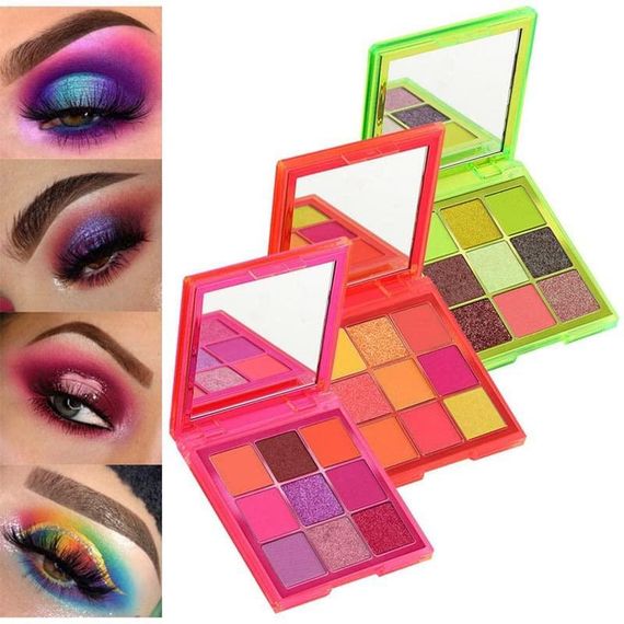 Неоновые тени для век Huda Beauty Neon Green Obsessions | Зображення 2