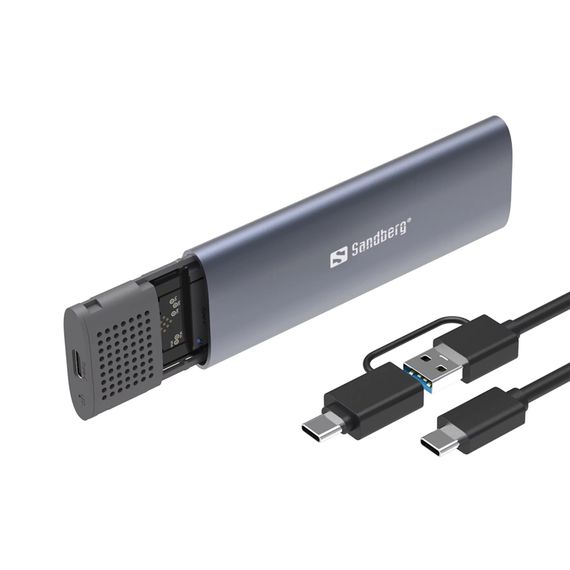 Кишеня зовнішня Sandberg SSD M.2, (NVMe) M-Key USB Type-C 3.2 (136-39) | Зображення 3