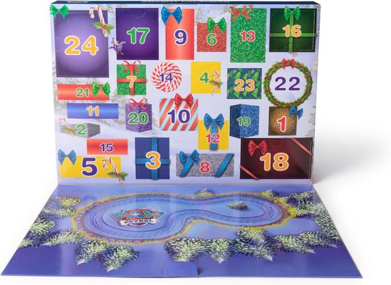 Подарунковий набір Щенячий патруль Адвент календар 2024 Paw Patrol Advent Calendar Оригінал | Зображення 2