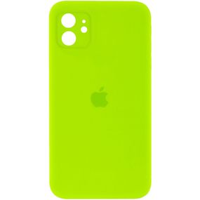 Чохол Silicone Case Square Full Camera Protective (AA) для Apple iPhone 11 (6.1")