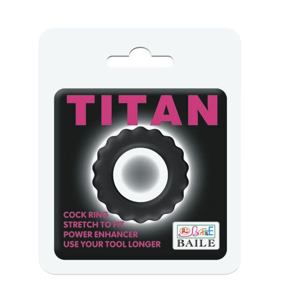 Эрекционное кольцо - Titan Cock Ring Pink sexstyle | Зображення 1