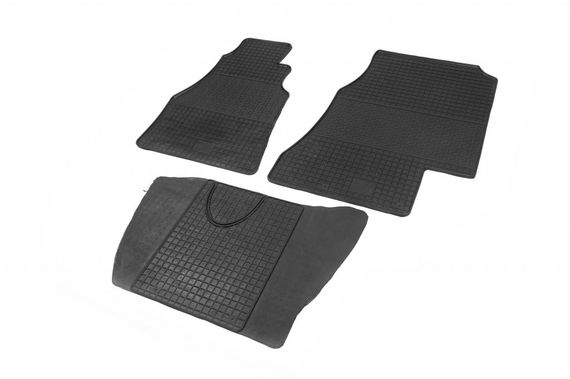 Резиновые коврики (3 шт, Polytep) для Volkswagen LT 1998-2024 гг