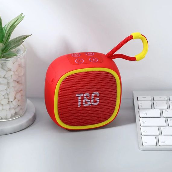 Портативна Bluetooth-колонка TG659 із ремінцем. UR-947 Колір: червоний | Зображення 2