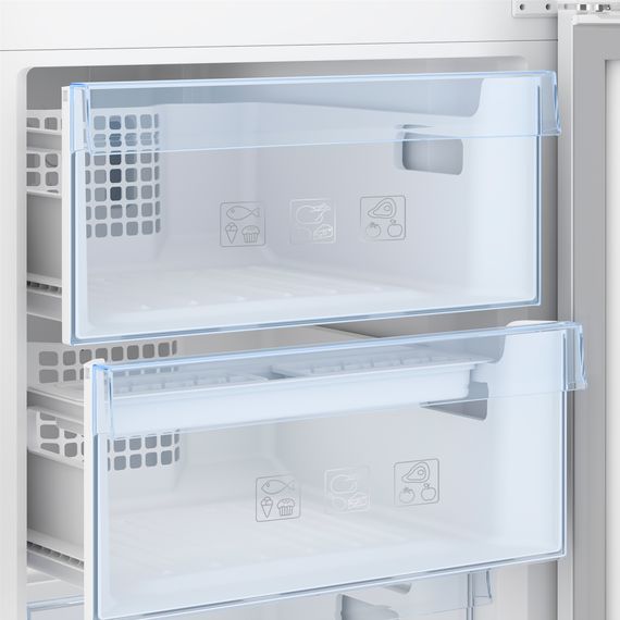 Холодильник з нижньою морозильною камерою BEKO RCNA366K30W, білий (RCNA366K30W) | Зображення 4