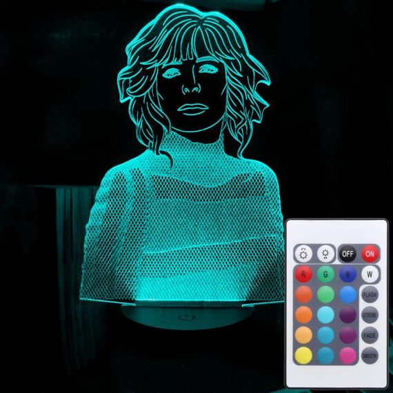 Акриловый светильник-ночник с пультом 16 цветов Mylene Farmer tty-n002177