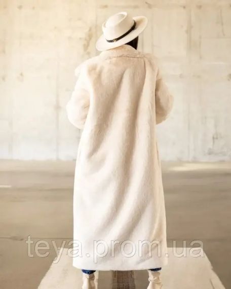 Пальто цвет молочный размеры S, M, L, XL FI_006516 | Зображення 2