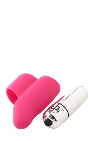 Насадка на палец с вибрацией Dream Toys FLIRTS FINGER VIBE PINK Sex Aura | Зображення 2