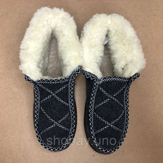 Женские дутики из текстиля 37р 23см, Шерстяные валенки женские, Угги женские бабуши на меху AL-16 | Зображення 8