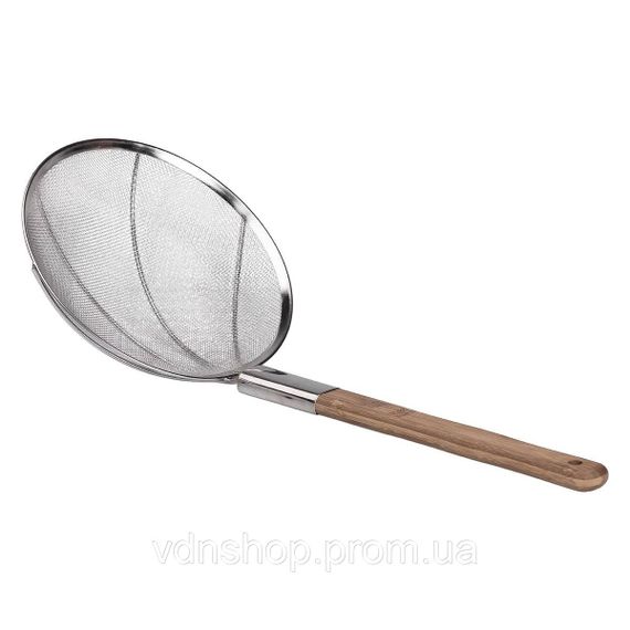 Шумовка "паук" с деревянной ручкой Ø 28 см для фритюра и вока HP-19-19-28CM | Зображення 2