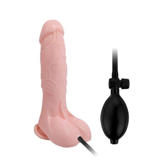 Фалоімітатор на присосці, що розширюється "INFLATABLE REALISTIC COCK", BW-008066Q Sex Aura | Зображення 2