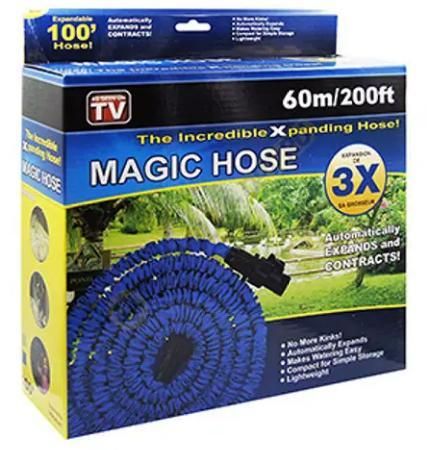 Шланг для поливання MAGIC HOSE 60 м поливальний розтягувальний з розпилювачем