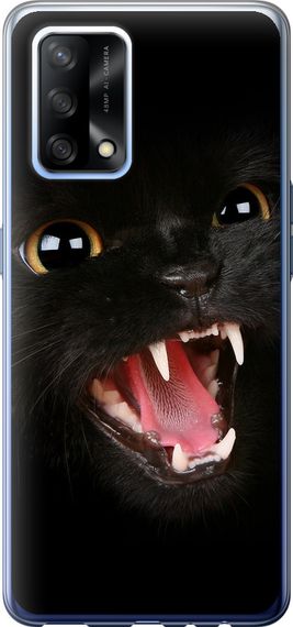 Чехол на Oppo A74 Чёрная кошка "932u-2305-17620"