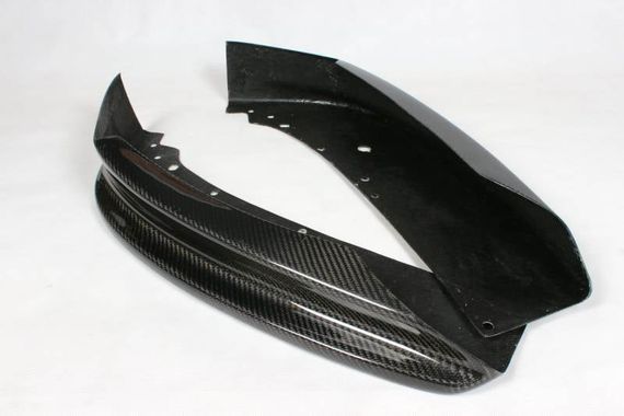 Накладки на передній бампер Flap (для E90 2008-2011 Base, Карбон) для BMW 3 серія E-90/91/92/93 рр | Зображення 7