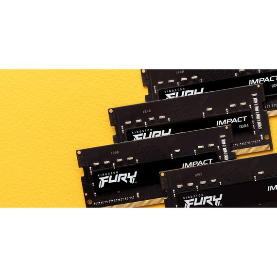 Модуль пам'яті для ноутбука SoDIMM DDR4 32GB (2x16GB) 3200 MHz Impact Kingston Fury (ex.HyperX) (KF432S20IBK2/32) | Зображення 4