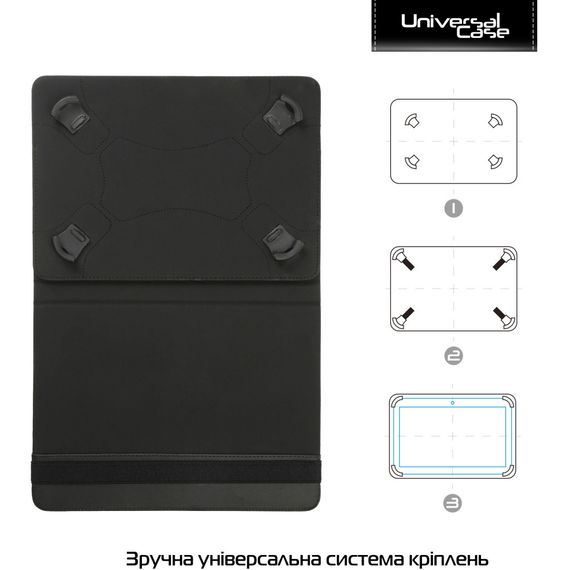 Чохол до планшета Armorstandart Silicone Hooks 10 Black (ARM59078) | Зображення 1