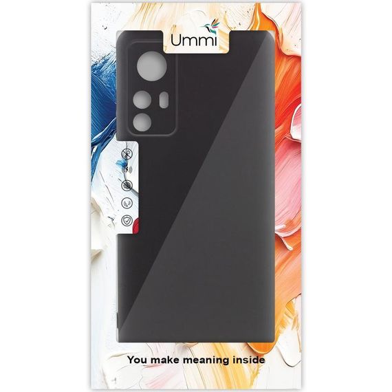 Чехол Silicone Cover Ummi Lakshmi Full Camera (AA) для Xiaomi Redmi Note 12S Черный / Black | Зображення 1