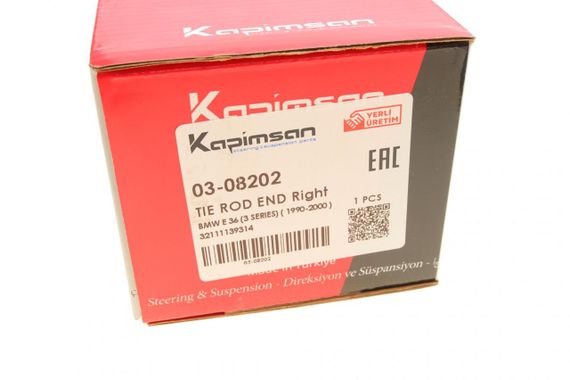 Наконечник тяги рульової R BMW 3 E36 90-00 03-08202 | Зображення 6